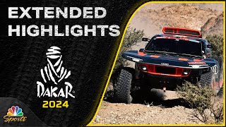 Stage 7  2024 Dakar Rally  EXTENDED HIGHLIGHTS  11424  Motorsports on NBC [upl. by Hamrnand]