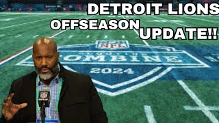 Detroit Lions OffSeason Update NFL Combine 2024 detroitlions [upl. by Sil996]