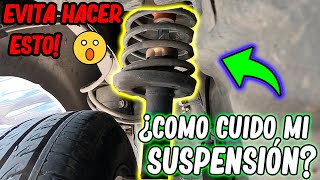 🟢TIPS para CUIDAR la SUSPENSIÓN DE MI AUTO 💪🏻😎🚗‼ Deja de hacer esto con tu carro 🚘 o lo DAÑARAS😵💥‼ [upl. by Monjan]