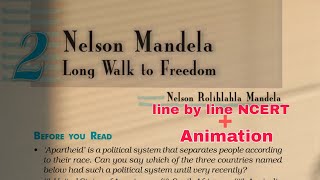 Ch 2 Nelson Mandela Long Walk To Freedom Class 10 English line by line NCERT [upl. by Yelroc538]