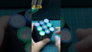 Making 12 Volt Battery Use Old Lithium Ion Cell 18650 shortvideo battery lithium 18650 cell [upl. by Luckett]