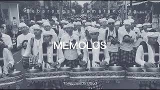 Tabuh Bebarongan Semarandana quotMemolosquot  Sekha Baleganjur Tanggayuda Ubud [upl. by Anotyal]