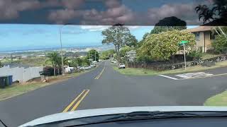 Drive down from Aiea Heights  we just came from a nice walk at the Aiea Heiau park [upl. by Harshman]