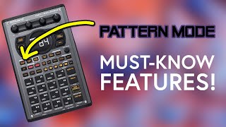 3 MUST KNOW pattern features  SP404MK2 tutorial [upl. by Cirdahc]