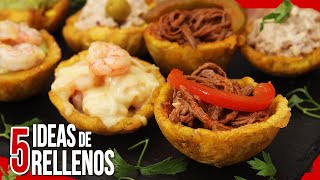 😋 TOSTONES RELLENOS sin Tostonera ► ¿Cuál de estos RELLENOS Prefieres [upl. by Yehudit400]