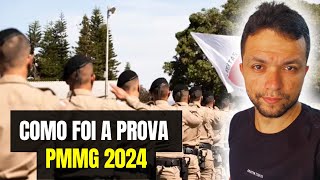 COMO FOI A PROVA PMMG 2024 [upl. by Une924]