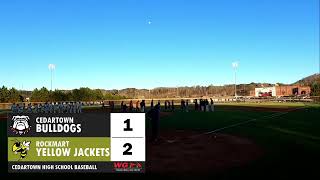 BASEBALL Cedartown Bulldogs at Rockmart Yellow Jackets [upl. by Il]