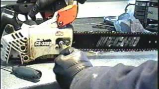 HOW TO REPLACE THE CHAIN ON YOUR ECHO CHAINSAW [upl. by Wunder]