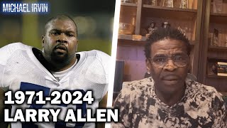 Michael Irvin Talks Larry Allen and his Memories [upl. by Pernell]