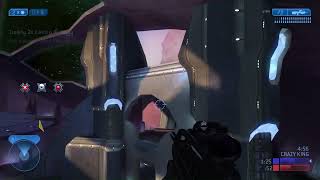 Dominating a team of 4 with our team  Halo 2 [upl. by Tlevesor]