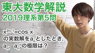 大学入試数学解説：東大2019年理系第5問【数学III 極限】 [upl. by Ajnek6]