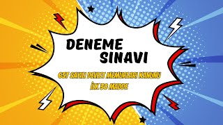 Deneme Sınavı5 657 sayılı DMK İlk 30 Madde [upl. by Viguerie519]