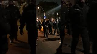 Verstärkung berlin demo polizeigewalt sonnenallee [upl. by Novyad]