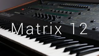 Oberheim Matrix 12 [upl. by Selij]