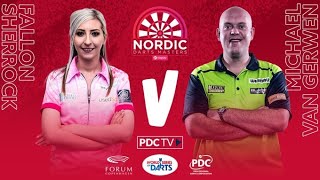 2021 Nordic Darts Masters FINAL Sherrock vs van Gerwen [upl. by Radie]