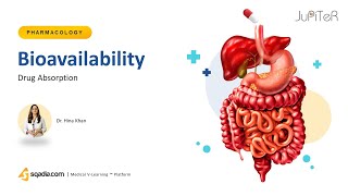 Drug Absorption Bioavailability Pharmacokinetics for Medical Student Pharmacology Study [upl. by Aryn]