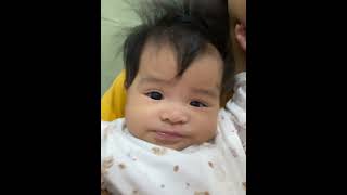 Ellery 4mons Old January 25 2024 cutebaby baby cute littleone babygirl [upl. by Kwok360]