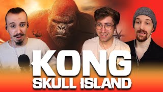 KONG SKULL ISLAND 2017 MOVIE REACTION  First Time Watching [upl. by Rfinnej]