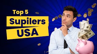 Top 5 Best Dropshipping Suppliers For USA 2024 [upl. by Lolanthe249]