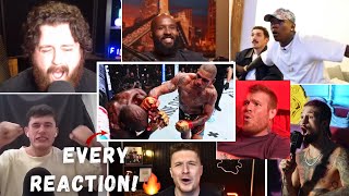 MMA YOUTUBERS amp FIGHTERS react to Alex Pereira’s BRUTAL KO of Khalil Rountree 🔥 [upl. by Urban]