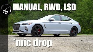 2019 Genesis G70 20T Sport Review  Luxury  Manual  RWD  Victory [upl. by Parthen]