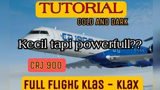 AEROFLY 2023  FULL FLIGHT CRJ900LR  KLAS KLAX  TUTORIAL COLD AND DARK [upl. by Loralie]