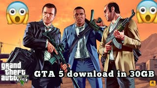 How to download GTA 5  For PCFree  Only30GB  InUrdu [upl. by Essiralc139]