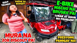 SULIT AT NAPAKAMURANG EBIKE MACHO NA BRUSKO PA PWEDENG PWEDE PA SA AHON AT MALUBAK NA KALSADA [upl. by Eceinaj]