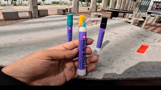 Sakura Solid marker review Graffiti tagging mission 18 [upl. by Lyrpa976]