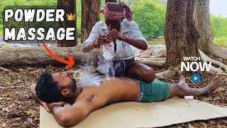 🔱Hogenakkal ASMR Powder 💆‍♂️😵‍💫Massage  Old 👑👨‍🦳King Massage 2 asmr massage ontrending [upl. by Ymerrej38]