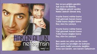 Hakan Altun  Nefesimsin Orijinal Karaoke [upl. by Esil261]