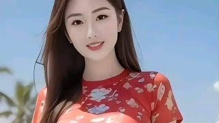 crossdresser Marianne modeling ruby red cheongsam dress asmr trending fashion [upl. by Mccord]