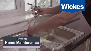 How to Remove and Replace a Kitchen Tap with Wickes [upl. by Yebba]