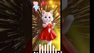 Ai cat dance 🪩trending🪩 short videos [upl. by Leatrice]