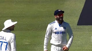 Virat Kohli Mic Stump to Mukesh Kumar Bowl Patte Par Bol Daal 6 Ke Chhah Ball  during Ind vs Sa [upl. by Wickham578]