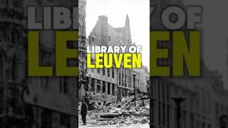 Library of LouvainBelgium history unconventionals library shorts [upl. by Mosra]