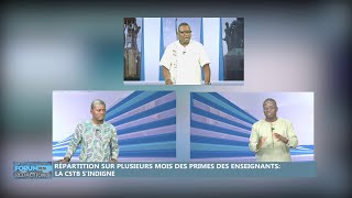 Répartition sur plusieurs mois de primes des Enseignements  La CSTB s’indigne [upl. by Nyrhtak423]