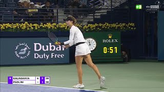 Dubai Tennis Championships 2024 Final 🏆 Anna Kalinskaya vs Jasmine Paolini  TENNIS HIGHLIGHTS 🔴 [upl. by Hahcim]