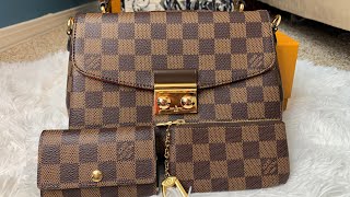 Louis Vuitton Croisette Damier Ebene Nancy [upl. by Ahsiyk610]