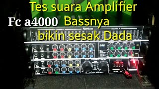 Amplifier Karaoke firstclas fcA4000 [upl. by Rourke]