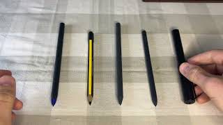 EMR Pen Comparisons  Staedtler Digital vs reMarkable Marker vs Lamy vs Samsung vs Kindle Scribe Pen [upl. by Pandich594]