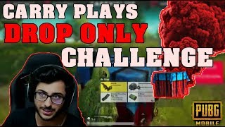 CARRYMINATI PLAYS DROP ONLY WEAPON CHALLENGE  CARRYISLIVE PUBG MOBILE HIGHLIGHTS [upl. by Oilcareh]