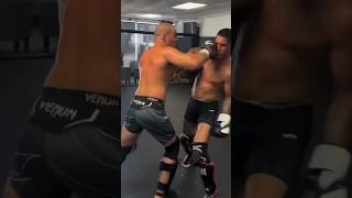 Pereira and Strickland sparring [upl. by Olivia]