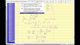 How to find angular acceleration in Rigid Body Motion Example 2 CH 16 Part B [upl. by Asum]