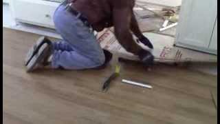 DIY Removing laminate flooring to find a water leak under a house [upl. by Inavoj493]