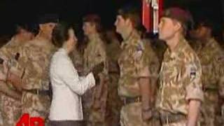 Raw Video Prince Harry Gets Afghanistan Medal [upl. by Eudo]