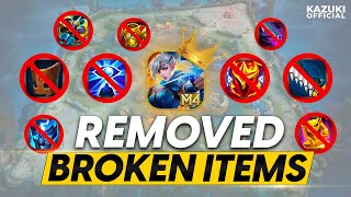 30 INSANELY BROKEN ITEMS AND SPELLS THAT WERE REMOVED FROM MOBILE LEGENDS [upl. by Sherrill]