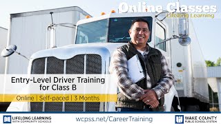 Career Training Certificates  EntryLevel Driver Training ELDT for Class B [upl. by Nhguavad]