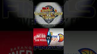 PBA Governors Cup Final 2024ginebra vs TNT schedule [upl. by Notsej6]