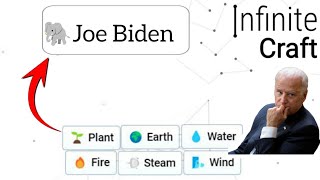 How to make Joe Biden in infinite craft  infinity craft [upl. by Emilia589]